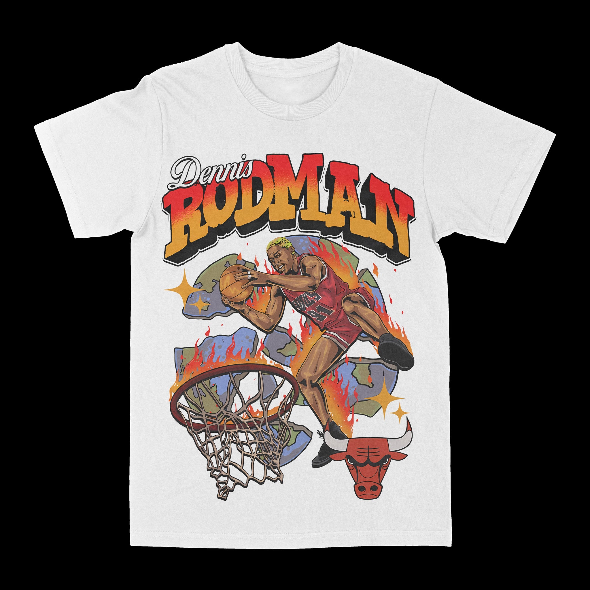 Dennis Rodman "Broken Earth" Graphic Tee