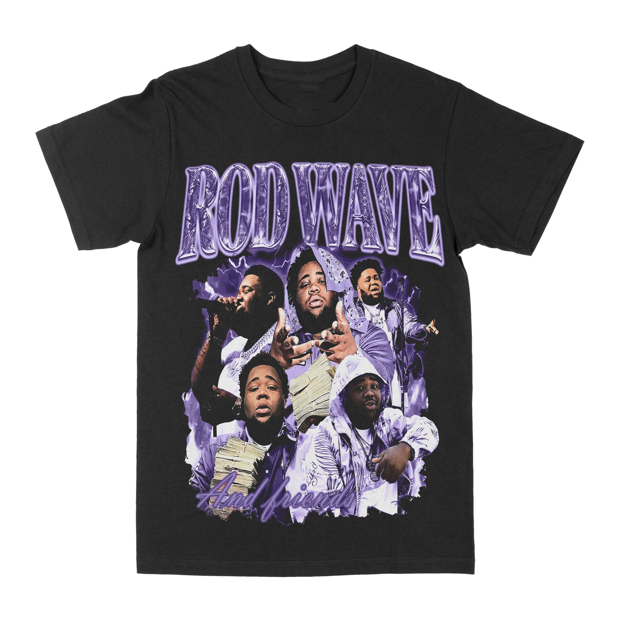 Rod Wave & Friends Black Graphic Tee