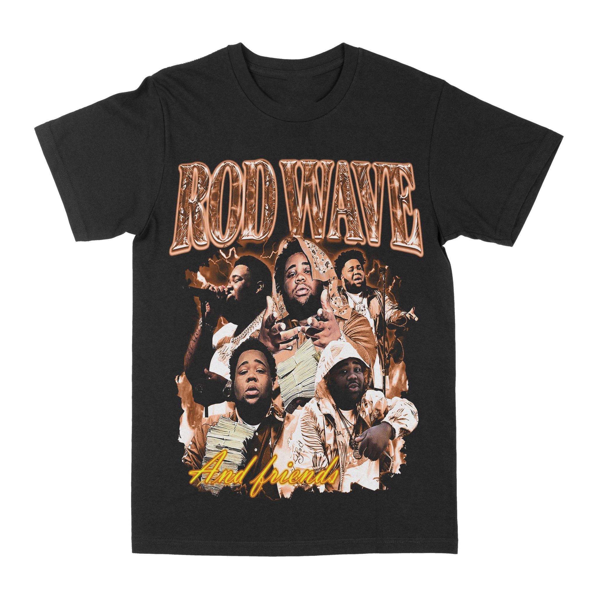 Rod Wave & Friends Black Graphic Tee