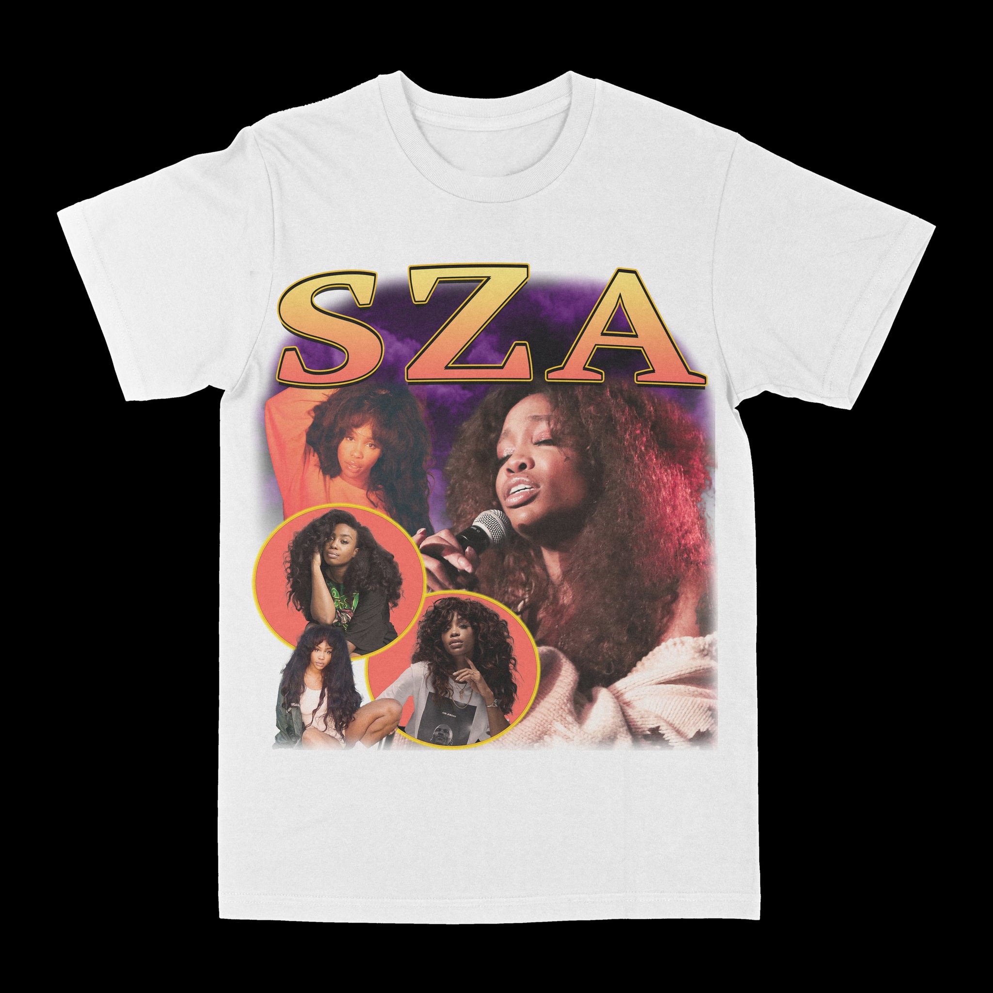 SZA Orange Graphic Tee