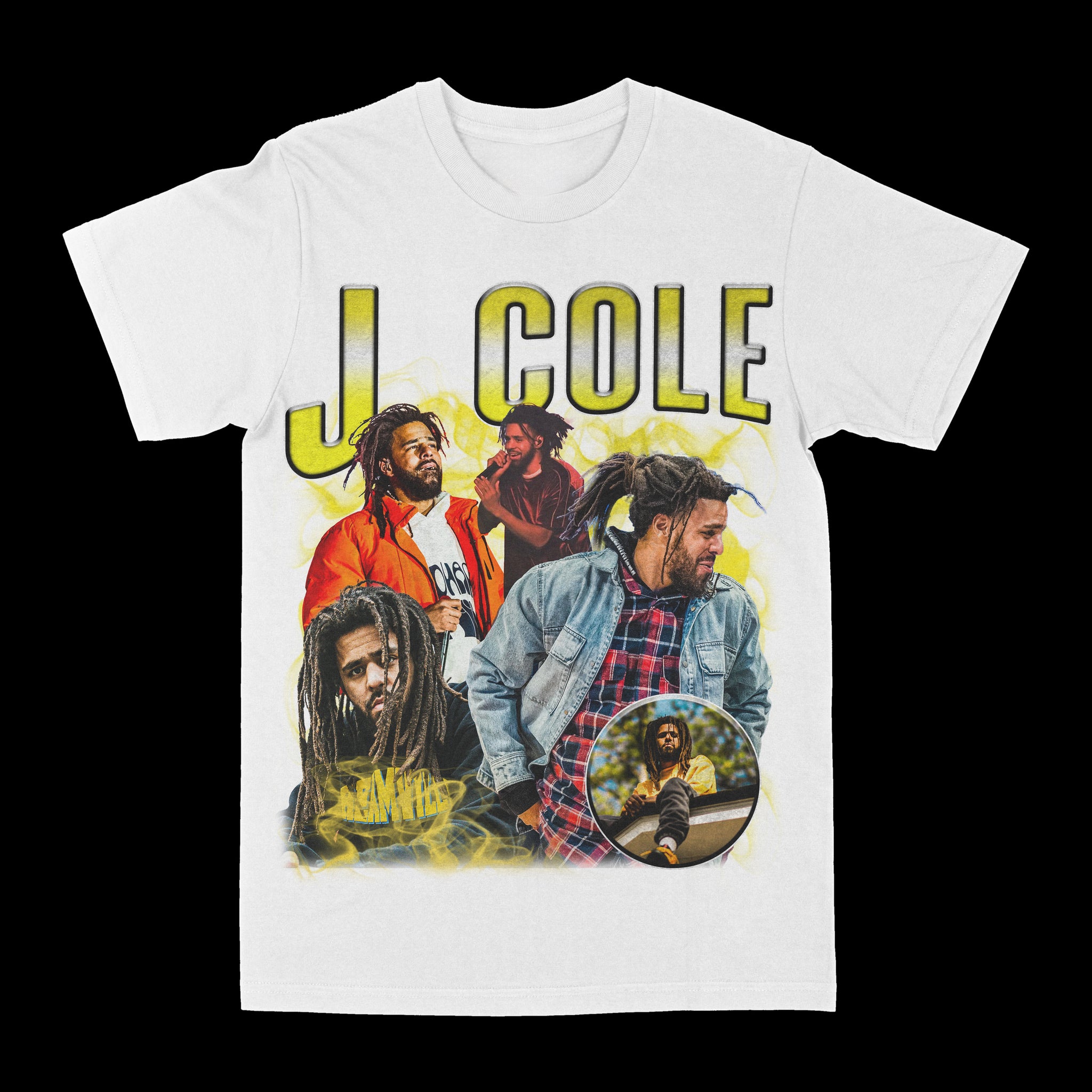 J.Cole Yellow Graphic Tee